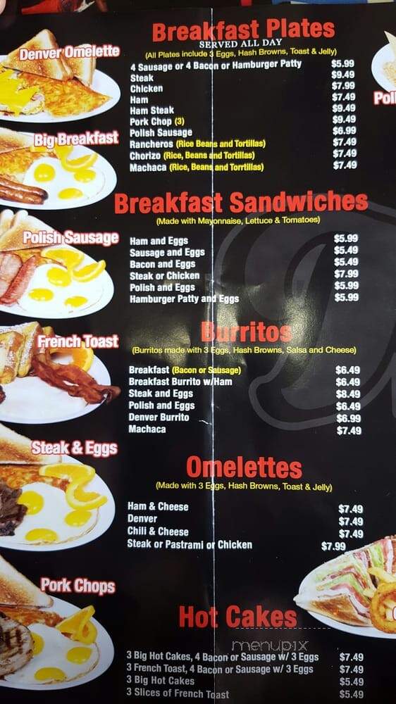 Tam's Burgers - Huntington Park, CA menu_pic