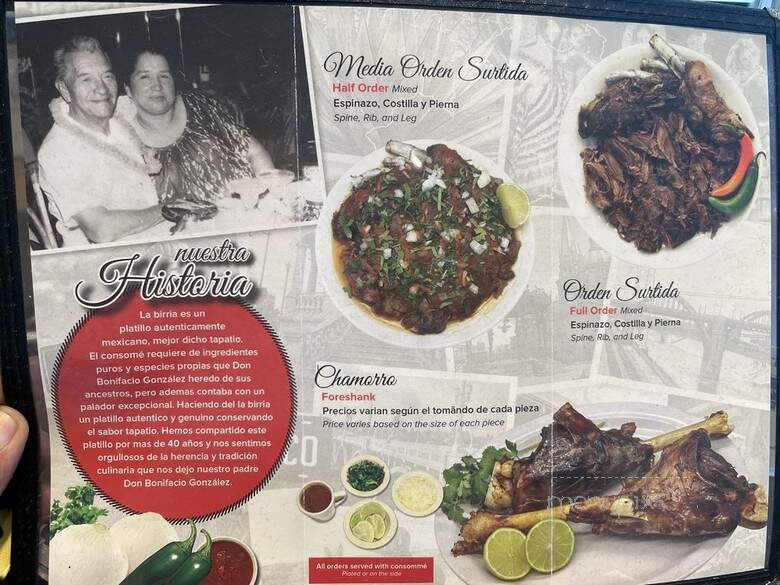 Birrieria Jalisco - Los Angeles, CA menu_pic