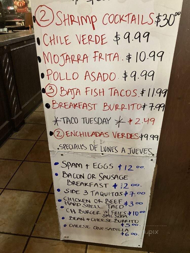 Bonanza Steakhouse - Long Beach, CA menu_pic