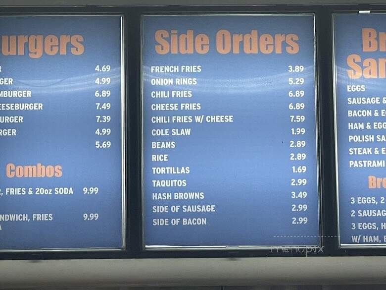 Troy Drive In - Los Angeles, CA menu_pic