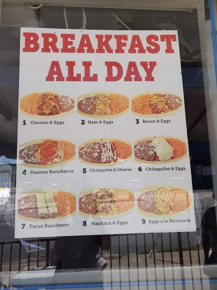 Que Ricos! - Los Angeles, CA menu_pic