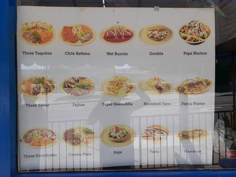 Que Ricos! - Los Angeles, CA menu_pic
