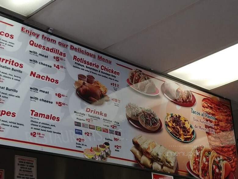King Taco Restaurant - Los Angeles, CA menu_pic