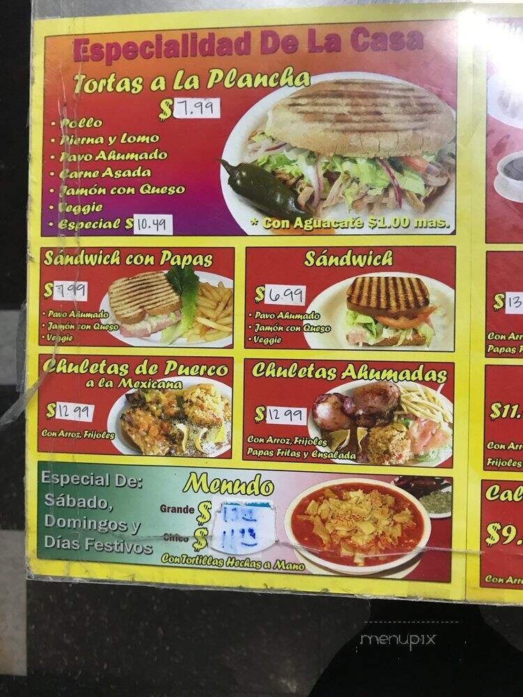Wendy's Tortas 2 - Los Angeles, CA menu_pic