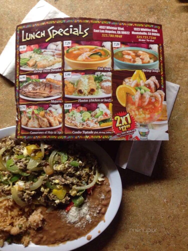 Little Mexico Seafood Restaurant - Los Angeles, CA menu_pic