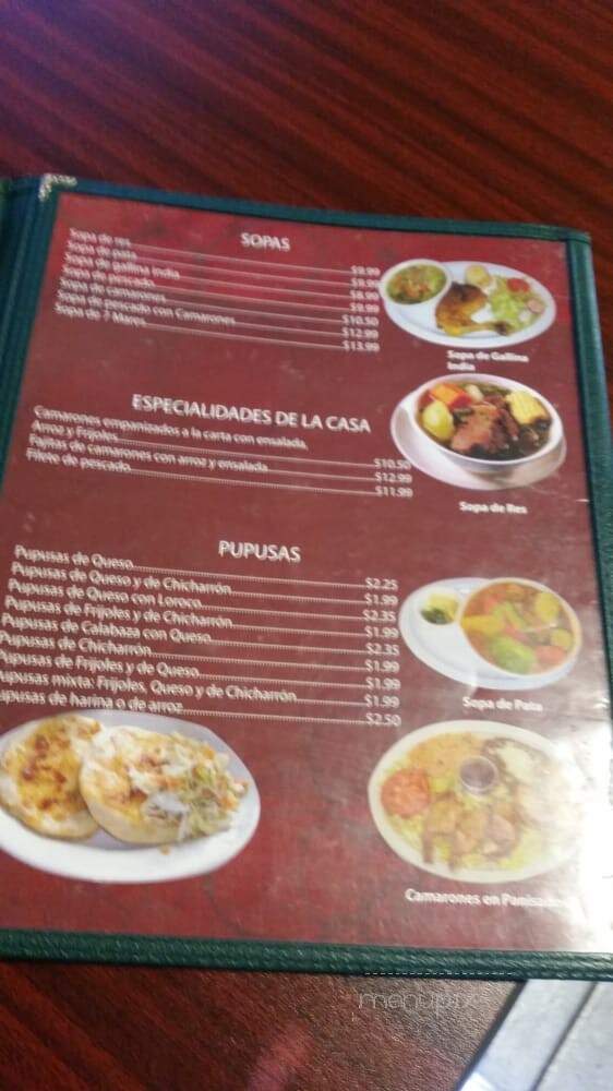 Delicious Del Salvador - Los Angeles, CA menu_pic