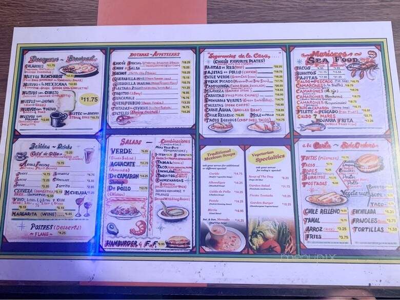Chico's - Los Angeles, CA menu_pic