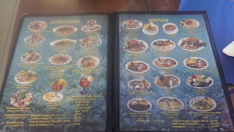 Mariscos Tampico - Los Angeles, CA menu_pic