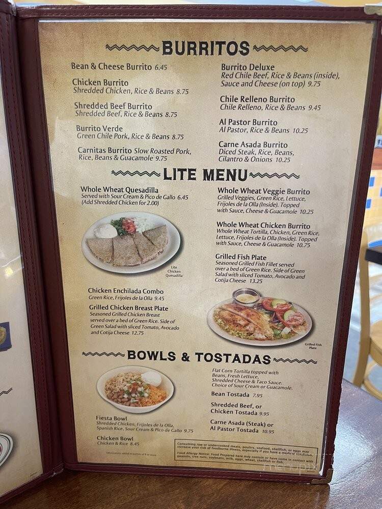 Super Mex Restaurant - Long Beach, CA menu_pic