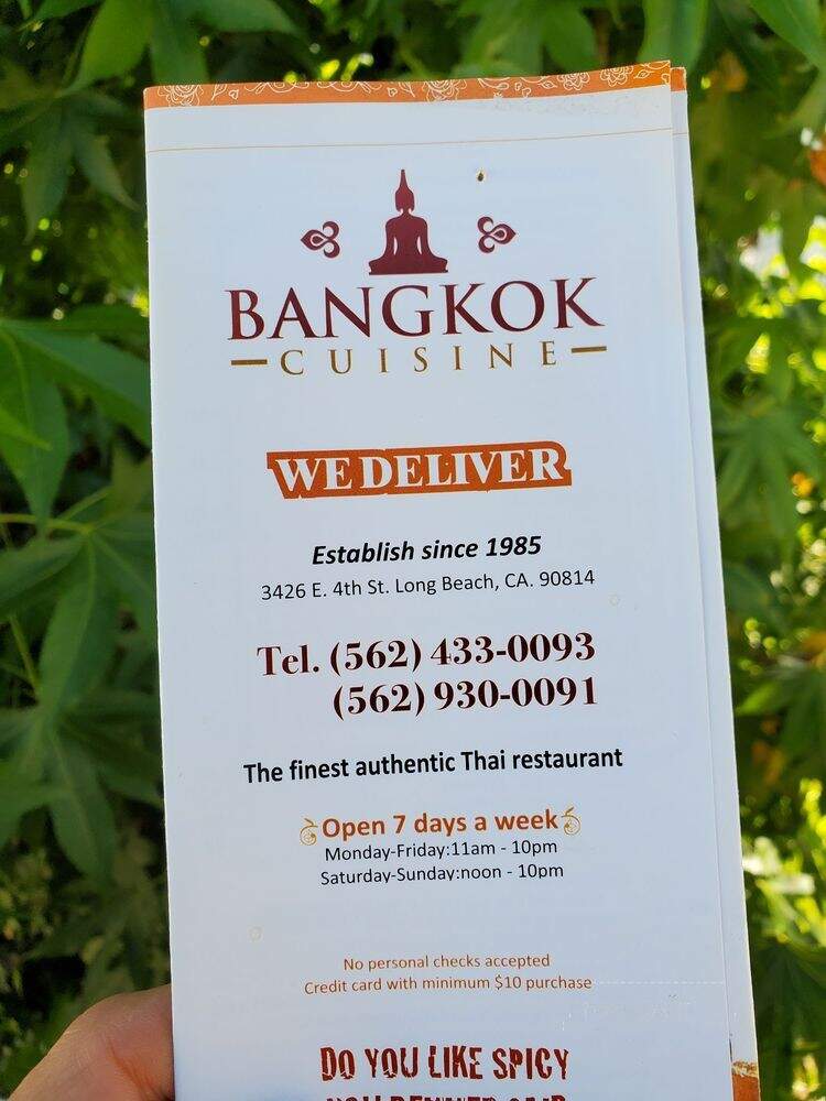 Bangkok Cuisine - Long Beach, CA