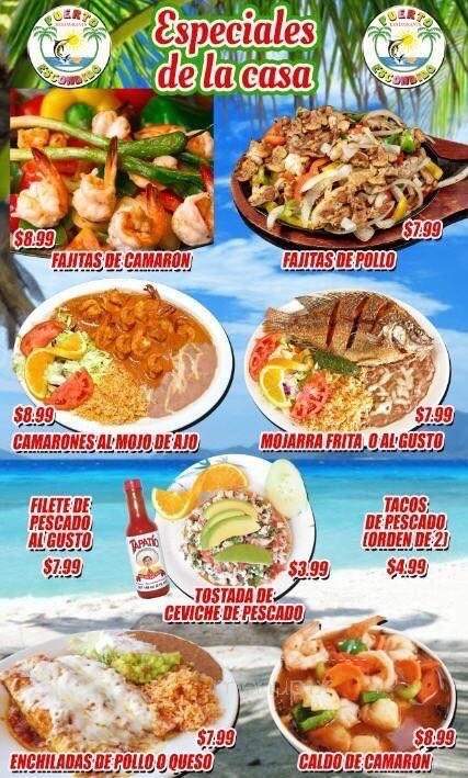 Maricos Puerto Escondido - Los Angeles, CA menu_pic