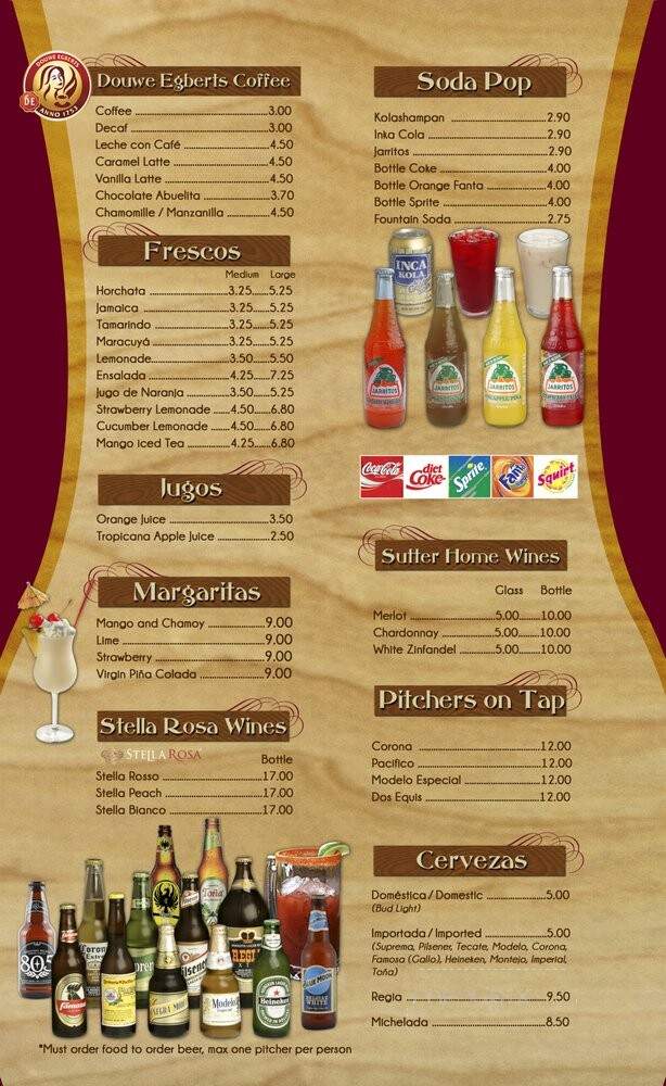 Las Cazuelas - Los Angeles, CA menu_pic