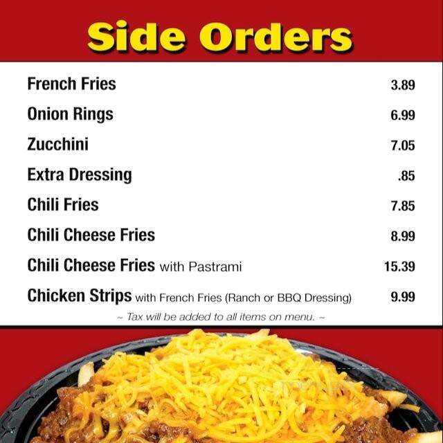 Louie's Burger - Long Beach, CA menu_pic