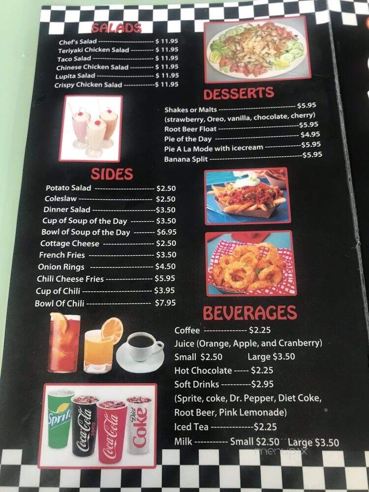 George's 50's Diner - Long Beach, CA menu_pic