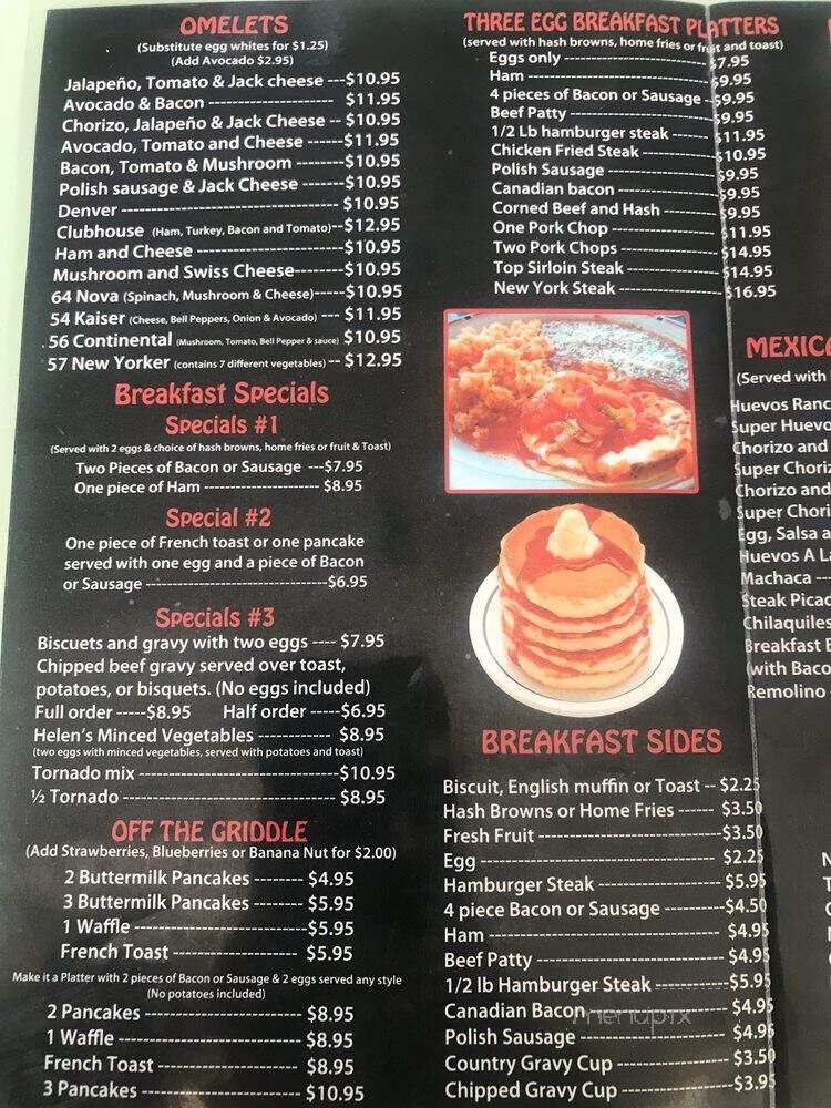 George's 50's Diner - Long Beach, CA menu_pic