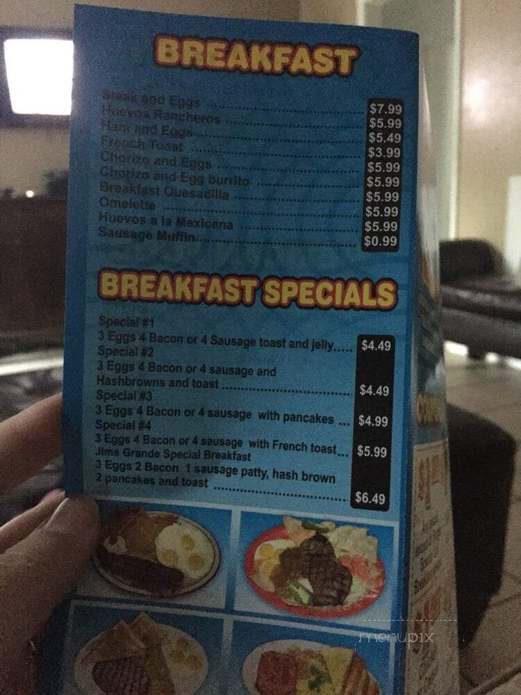 Jim's Burgers - Los Angeles, CA menu_pic