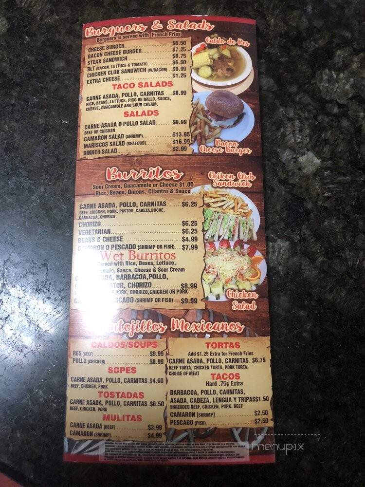 Tacos Y Mariscos La Fuente - Long Beach, CA menu_pic