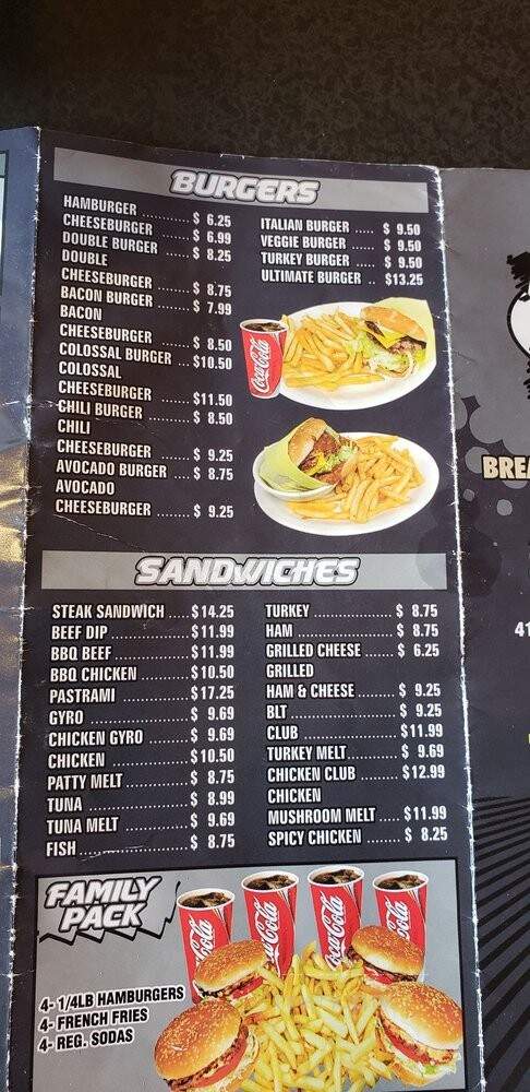 Pete's Burgers - Long Beach, CA menu_pic