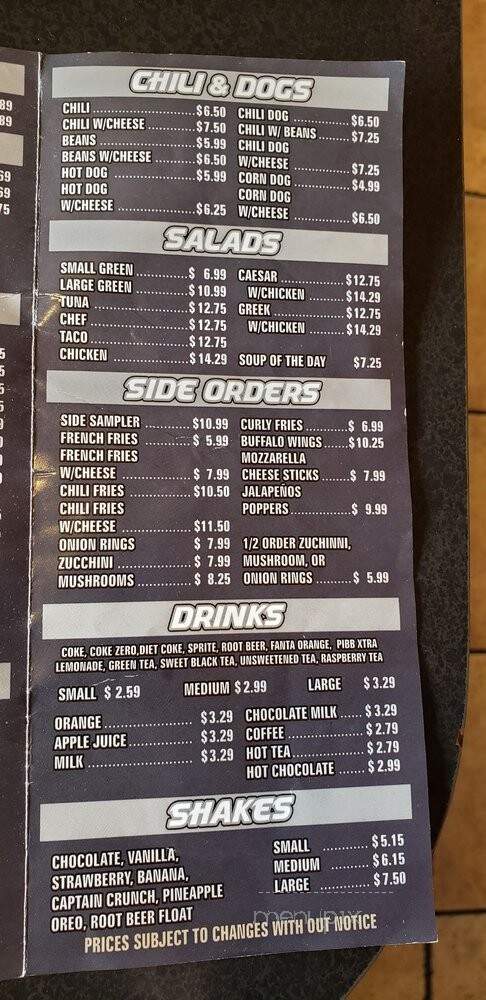 Pete's Burgers - Long Beach, CA menu_pic
