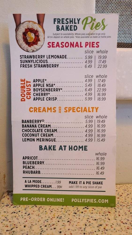 Polly's Bakery Cafe - Long Beach, CA menu_pic
