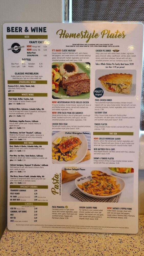 Polly's Bakery Cafe - Long Beach, CA menu_pic