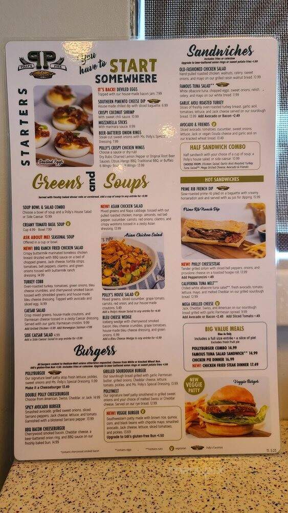 Polly's Bakery Cafe - Long Beach, CA menu_pic
