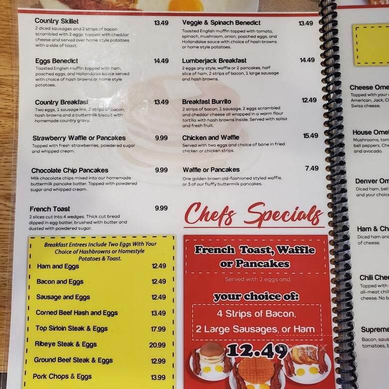 Spires Restaurant - Long Beach, CA menu_pic