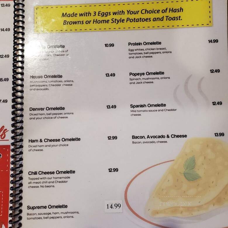 Spires Restaurant - Long Beach, CA menu_pic