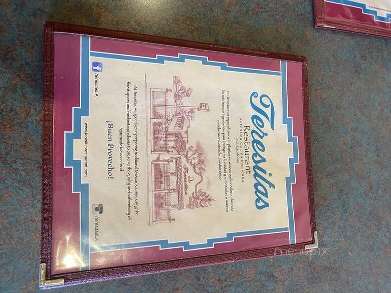 Teresitas Restaurant - Los Angeles, CA menu_pic