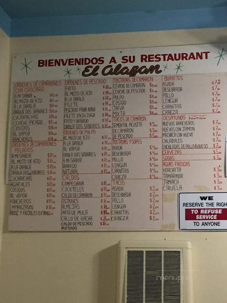 La Hacienda - Lynwood, CA menu_pic