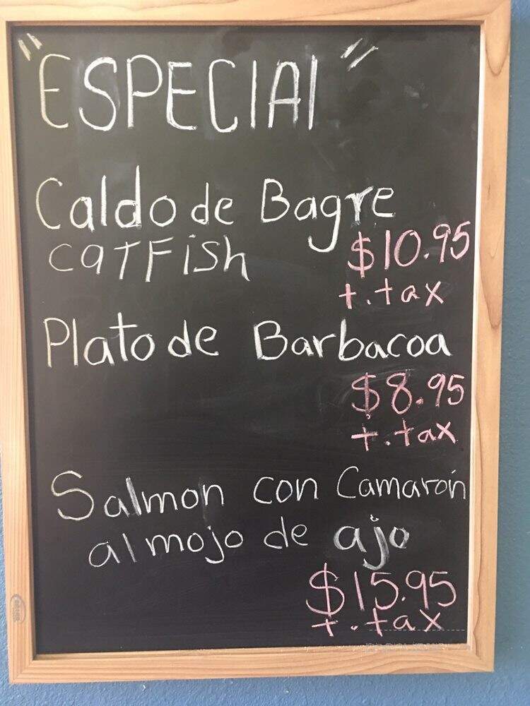 El Mexsal Restaurant - Los Angeles, CA menu_pic