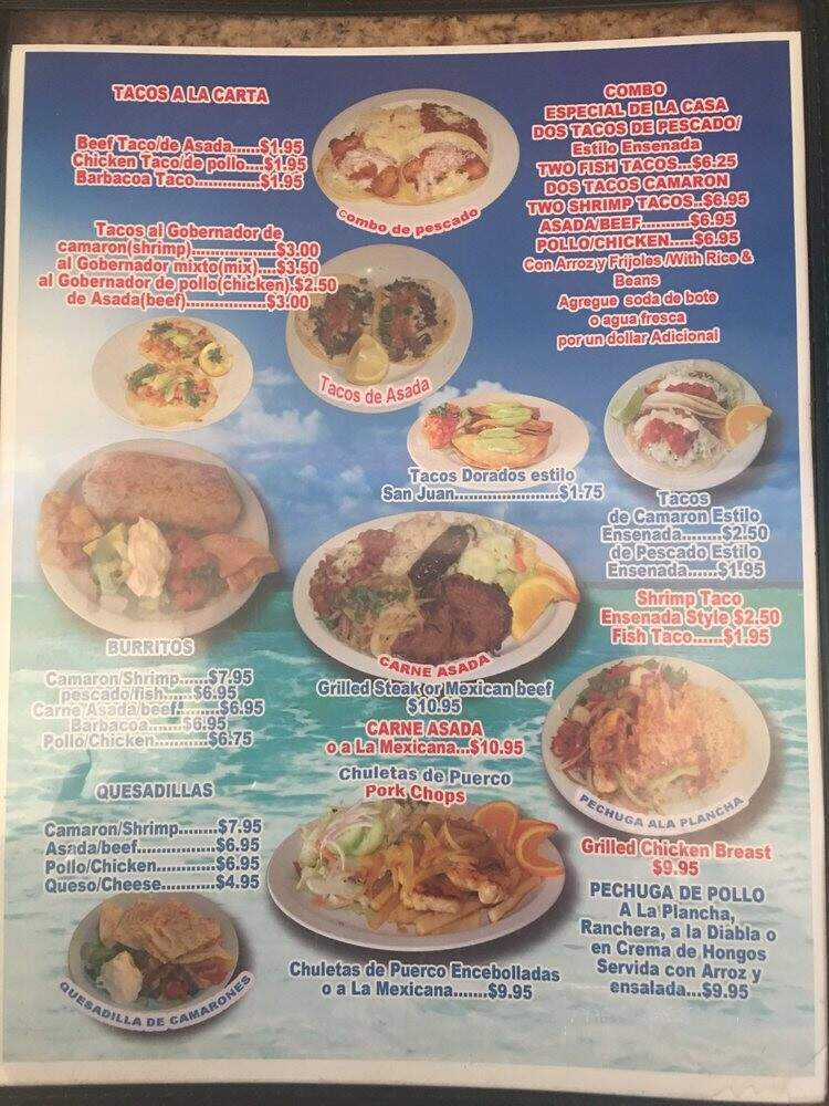 El Mexsal Restaurant - Los Angeles, CA menu_pic