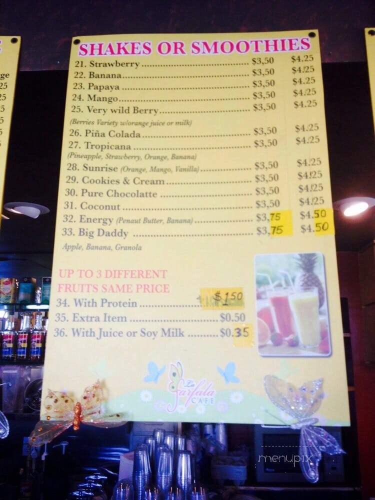 Lasarsala Coffee Shop & Deli - Los Angeles, CA menu_pic