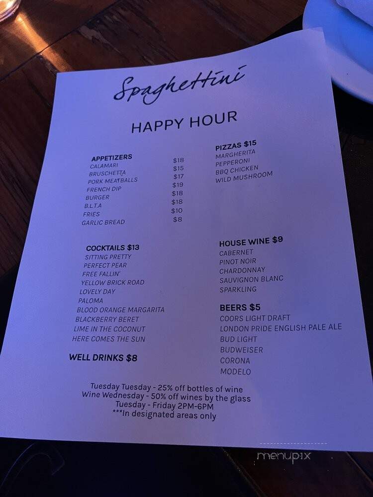 Spaghettini Rotisserie & Grill - Seal Beach, CA menu_pic