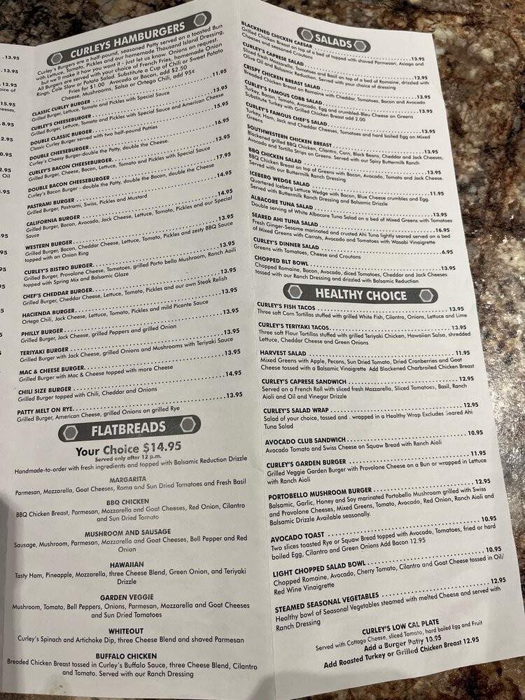Curley's Cafe - Signal Hill, CA menu_pic