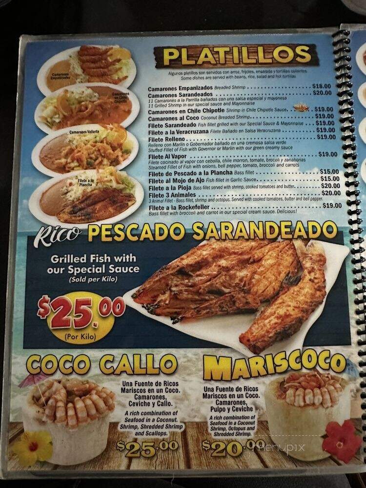 Mariscos El Perihuete - Paramount, CA menu_pic