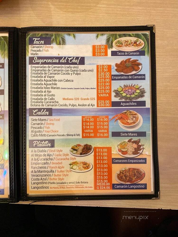 Rincon De Guayabitos - Los Angeles, CA menu_pic