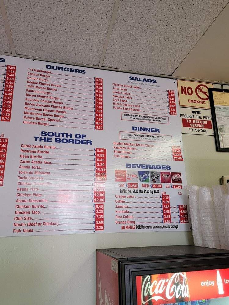 Palace Burgers - Alhambra, CA menu_pic
