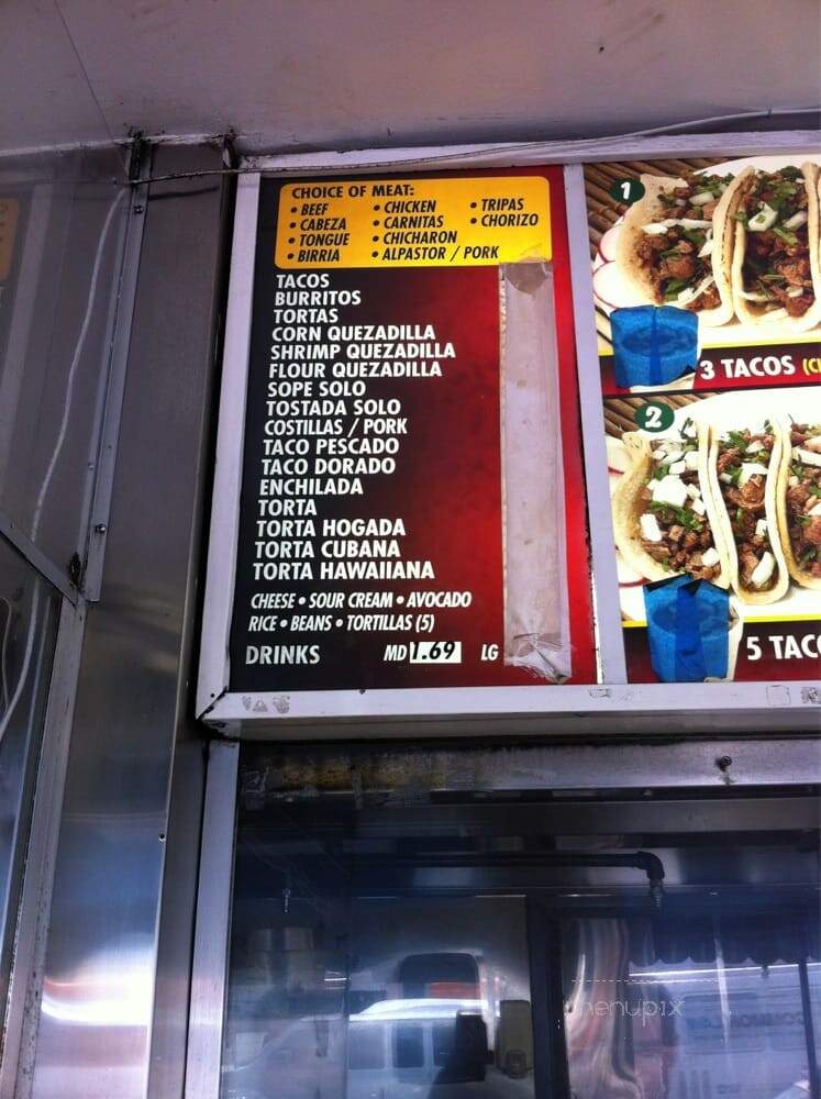Tacos Los Carnales - Los Angeles, CA menu_pic