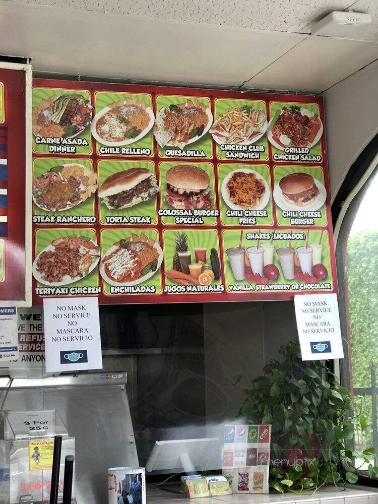 Tommy's Burgers - Bell Gardens, CA menu_pic