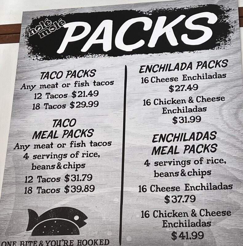 Hole Mole - Long Beach, CA menu_pic