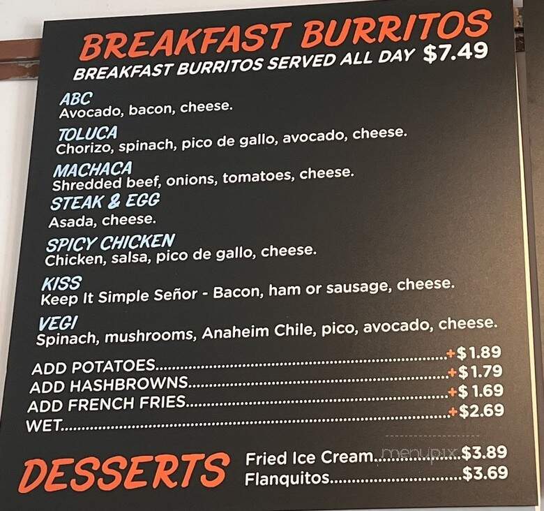 Hole Mole - Long Beach, CA menu_pic