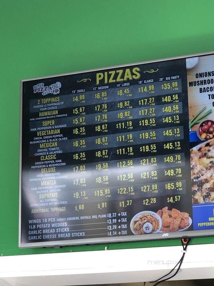 Super Pizza Veloz - Bell Gardens, CA menu_pic