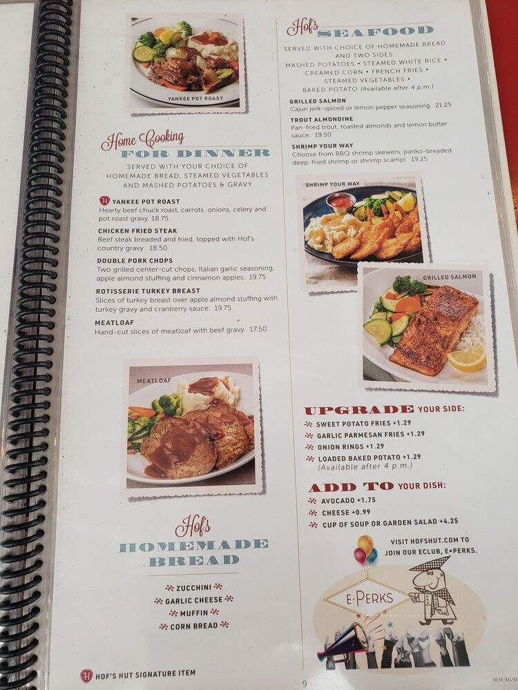 Hof's Hut Restaurants - Long Beach, CA menu_pic