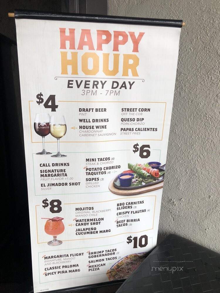El Torito Mexican Grill - Lakewood, CA menu_pic
