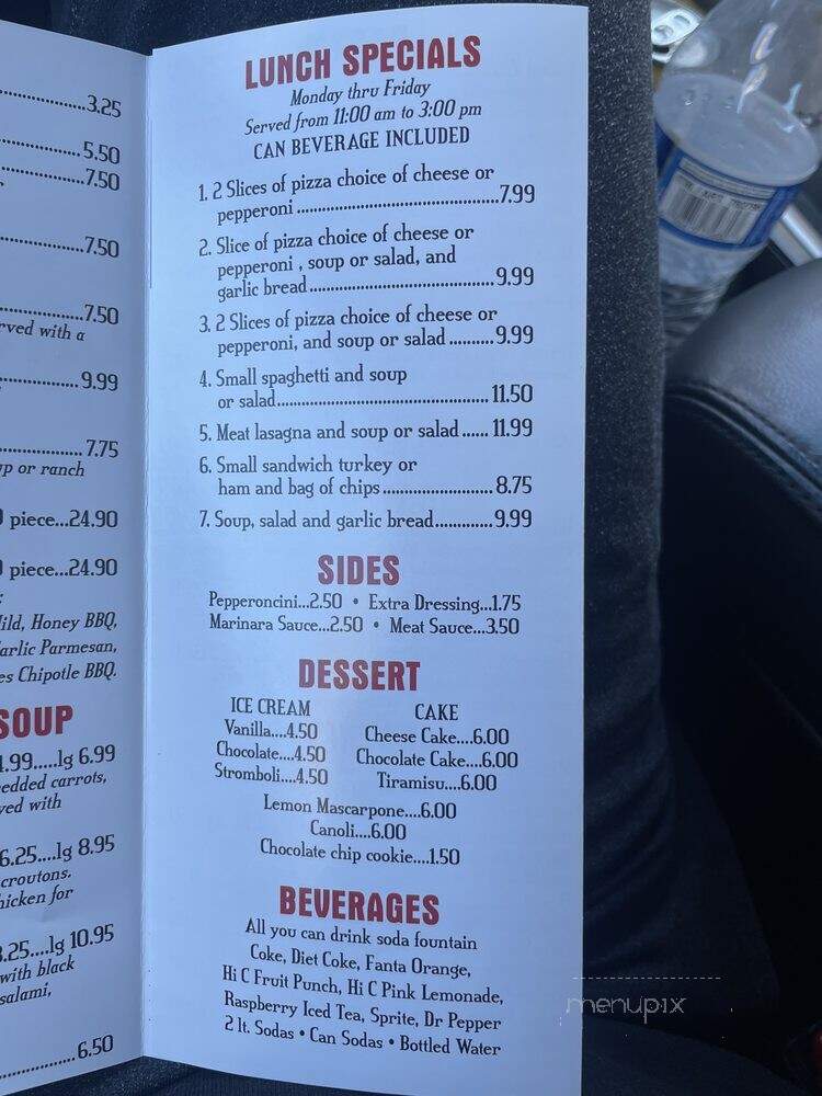 Uncle Reds Pizzeria - Bellflower, CA menu_pic