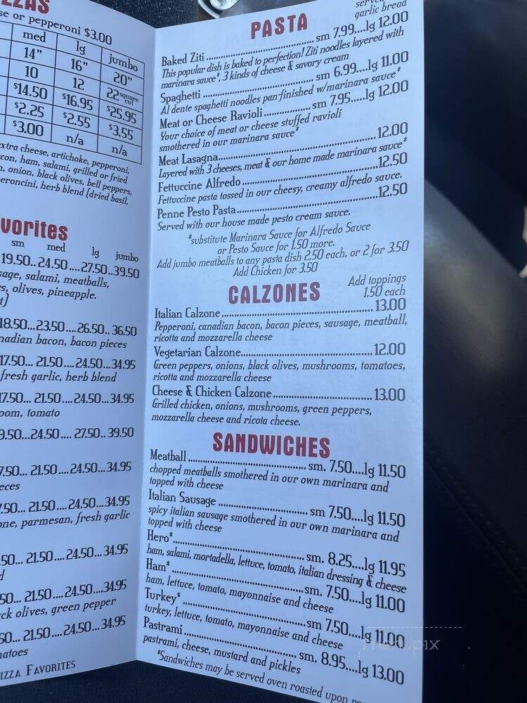 Uncle Reds Pizzeria - Bellflower, CA menu_pic