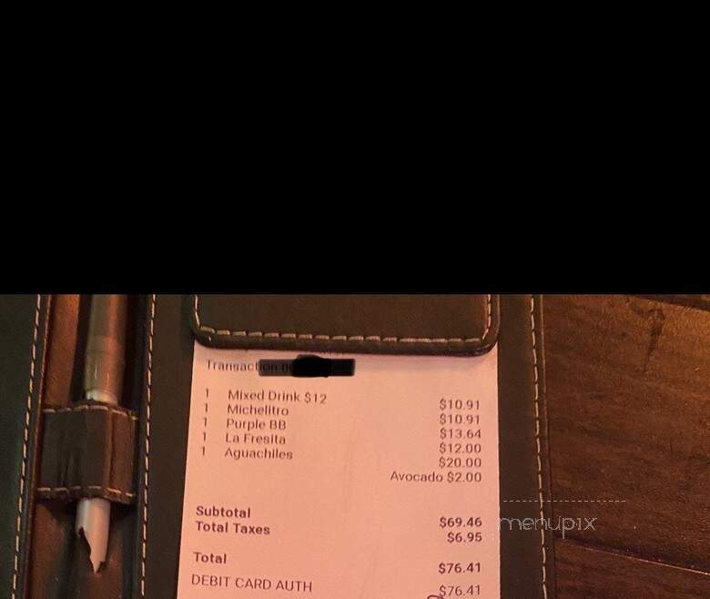 Mambo Grill - Downey, CA menu_pic