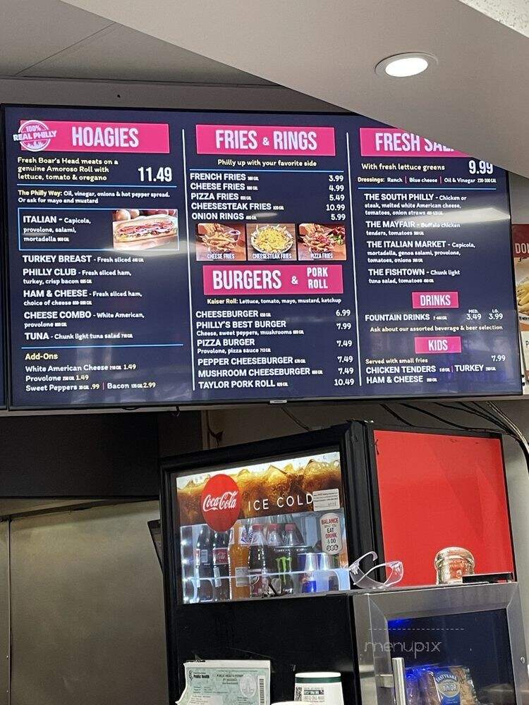 Philly's Best Cheesesteaks - Downey, CA menu_pic