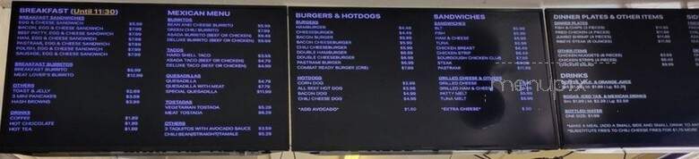 Tom's Burgers - Montebello, CA menu_pic
